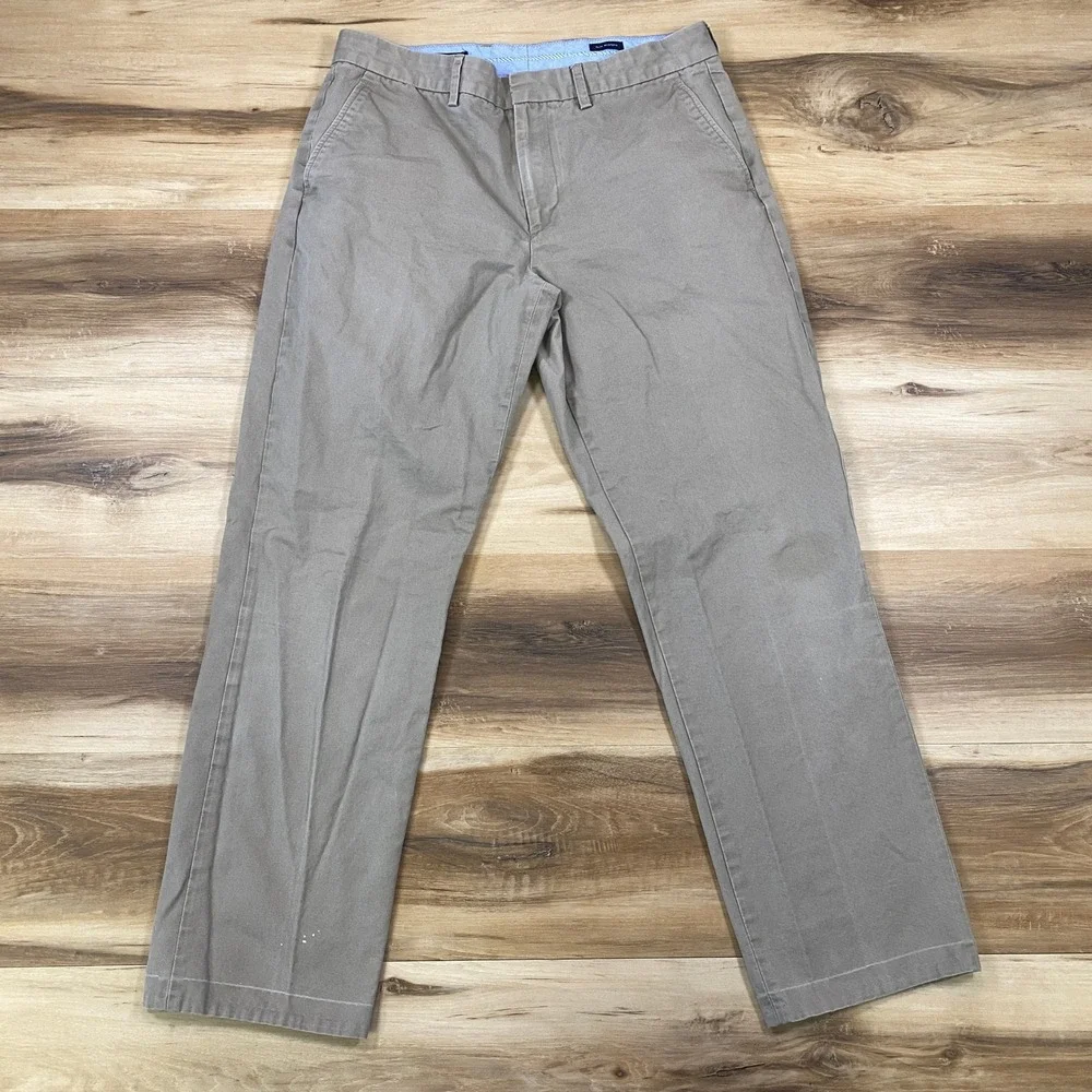 J.Crew Chinos Mens 32x30 Slim Bedford 100% Cotton Minimalist Classic Tan Brown